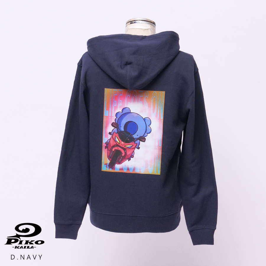 らき×PIKO KAILAコラボZIPパーカー