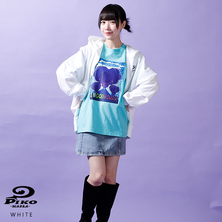 らき×PIKO KAILAコラボZIPパーカー